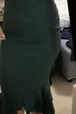 The quality of the fabric feels stretchy and not great. My sizes are between S and M depending on the type of fabric. I ordered this one in size M and it was too big for me. I wouldn't recommend it for a formal occasion. - PAOLA M.