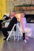 Loved loved loved this jumpsuit! I got so many compliments, and it was super comfortable. I had to hem it a bit, and the armpit area was a tiny bit too loose, but I safety pinned that, and it worked out perfectly. So glad I went with this for my reception! - April S.