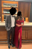 I got so many compliments on this dress! Loved the color and the neckline. Because it's crepe, it does cling to your tummy area and shows off pretty much every contour you have there. But very flattering everywhere else, nice quality material. I wore it to a black-tie wedding and it was perfect. - Pooja V.