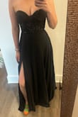 I tried on 4 dresses from Lulus for a black tie event and this one was the winner! It was tight in all the right places and loose in the places I wanted it to be (like around my stomach). I was a little worried it was going to fall down throughout the night, but it actually was tight enough up too that it stayed up perfectly! I got so many compliments on it as well. - Emily K.