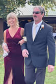 This dress was SO comfortable and absolutely stunning. It's a 'roll in a ball' with no wrinkles - kind of dress. I can wear a normal bra without anything showing. I wore this at my son's wedding and got so many fabulous compliments on it.  It felt magical and fancy, yet it was so very simple. The next day I threw it in the washing machine and hung it on a hanger and it looks just like new! - Susan M.