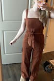 Loved this for my friend's rehearsal dinner in the mountains. My only complaint is the smell of the material is super strong. I had to wash it before wearing it and it definitely needs to be washed in a cycle by itself. But other than that I loved it! - Emily J.