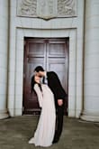 I was the bride :) The dress was beautiful. It was a small ceremony, yet was perfect :). I felt like a princess. The fit and length were perfect - Grace P.