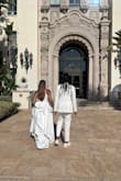 Loved this dress so much for my wedding. I had the get the bust area taken in, but only a little. I also added a belt. It's not too heavy and the bow in the back is such a cute touch. Overall, I'm extremely happy with this dress! - Rashida P.