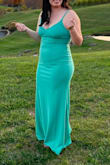 I got a ton of compliments on my dress! I also got it as a steal for the price so I can't complain at all. It fit pretty well, other than it was slightly tight in the abdomen area. Well idk if it was tight cause it didn't feel tight but in some photos I took for the day I felt like my stomach was showcased a bit. Also, this is a great dress to accentuate your butt, it hugs it very closely lol. I really liked the dress overall! - Kendall B.