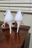 I bought this shoe and I love it. However, one shoe came twisted, leaning to the outside, and the other came with a black mark, so I will be returning these.

Update: Customer service was very helpful and shipped out a replacement in no time!
These have arrived in perfect condition and I love them. - Tashay W.