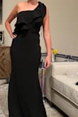 Pretty dress but poor quality. Thought it was great until the zipper area down the side busted all the way open as I was putting it on for my sister's wedding!! Hate to say it, but I would not trust this dress for a big event, as it was definitely unwearable! - Alli D.