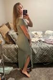 Glad I purchased this dress for my Florida vacation. It was sexy without being too much, makes the booty pop as well :). You could wear this dress with or without a bra, and it was more of a maxi dress on me since I'm so short. Would definitely recommend purchasing if you're on the fence! - Leah K.