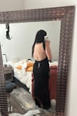 Normally with dresses, I am a medium, but with Lulus, I'm usually a large; I've noticed. I would say size up one to two sizes with this dress! I think it's so lovely and gorgeous, but I got a large first. It fit, but it was a little snug in my hips/butt, so I sized up and it is perfect :) (pics are with the size large on so you can see it's a little tight) - Brooke D.