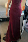 The dress is beautiful and fits perfectly on me with no issues (the straps are even adjustable). The only downside was that it was a little long for me even with heels (I am below average height so it was expected) so I needed to get it hemmed. But other than that, it also feels amazing with quality fabric and even has a double lining. - Yammunna N.