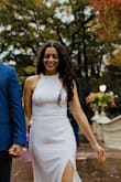 I got this dress for my engagement photo shoot and it turned out beautifully. Fit well, was comfortable, I just adored the dress. - Judy F.