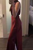 I would absolutely recommend this dress! I wore it to a fall black tie wedding and received multiple compliments on it! The silhouette of the dress is elegant and has a vintage vibe to it, which I loved! I would say it fit a little big in the neck area, and the slots weren't on the side like I thought. However, I wouldn't keep myself from buying this dress even knowing this information! I just pinned the top of the dress, and the slits looked beautiful walking and dancing! - Ashley B.
