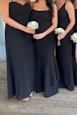Loved this dress! The ties were a little tricky and one looked cut but it still worked out. It wasn't tight or to loose. I felt comfortable the whole night. - Victoria V.