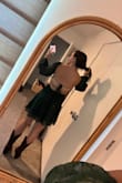 Super cute lightweight dress. Wore it to a rehearsal dinner in Texas with some cowboy boots. Back is so flattering! Only small issue (that can be fixed with dress tape) is the shoulders don't stay put if you're moving around a bunch! Highly recommend! - Meredith L.