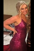 This dress is everything I could want - sparkly, affordable, comfy inside lining, form-fitting, laces up, stays in place, AND comes in pink! I wore this for a girl's night out celebrating my 30th birthday and I got compliments all night! Definitely recommend. - Kiera F.