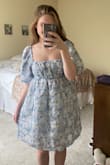 I love this dress! The material on the exterior of the dress is a little rough like a tool texture but the interior feels great! I love the puffiness of the dress! - Katelyn T.