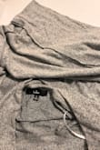 This is such a nice material. It's so soft and cozy but I would DEFINITELY recommend a size down! Downside: I only realized now that the seams are all inside out. See photos! - Tara E.