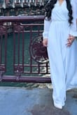 The dress is amazing! I am conscious about my arms and tummy, and the dress looked just perfect. Runs a little large, as I normally wear M, but I ordered S in the dress and it fit me well. - Anjali P.