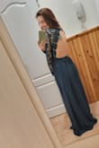 Perfect fit, great material, and amazing color. I'm in love with this gorgeous dress! - Hana H.