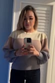 I really am obsessed with this sweater. It's quite thick so it does keep me warm out. The larger shoulders and puffy arms make it look so cute! - Janneth R.