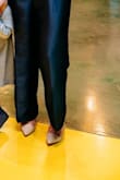 I wore these to a gala at the museum where I work. I was all over the building, upstairs, and downstairs, greeting VIPs, and making sure things ran smoothly, and these shoes got me through the whole night! They stayed on really well and were comfortable for their height and how active I was. - Melanie D.