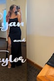 It fits so beautifully. Feels like great quality. It is a tube top and is a heavy dress, so I did have to pull it up occasionally. That'd be the only negative. It honestly surpassed my expectations; it's gorgeous! - Pamela A.