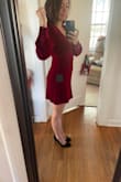 This dress is quality; the material is lovely. It's super soft and so comfy. I didn't love the way it ended up looking on me though; I've got an athletic build, a wider waist, and a short torso. It ended up making me feel boxy (the seam right under the bust pokes out more on the sides than I thought it would too, which didn't help the boxy thing lol). It's an amazing dress, just not my fave for my body type! Makes your chest look FAB though, and both the dress and sleeve lengths were perfect. - Renee H.