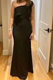 Okay, so I had low(ish) expectations with this dress. I searched Lulus for weeks, looking for the perfect dress for a black tie wedding in January. This dress looked far too cute to pass up but the price was unbelievable. I ordered a size large, thinking it would be the right fit. I'm athletic, with muscular quads and booty, smaller chest..and by no means a small girl. When the large arrived, it fit okay, but I had about an extra inch around my rib cage and some extra fabric around my hips. While it would have been okay, it wasn't a great fit. I ordered a medium "just to see" and I'm so happy I did. The medium fits like a glove (like may need some Spanx underneath kinda glove). So if you're taller and more of an athletic build, I would recommend going a size smaller than you'd think. The fit aside, the quality of this dress is ah-mazing. Seriously. It's a double layer and fabric is so gorgeous. Picture 1: Medium. Picture 2: Large. Wearing 2" heels in both. - Rebecca L.