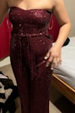 It fits perfectly!! I loved the sequins and the colour. - Kristine R.