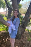 I wore this for a baptism, Easter, and to attend a graduation! Great length and fit. The tie on the side was flattering and I never felt like I had to suck it in! - Leah G.