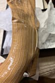 I received my boots in the mail with a tear on the side. I am very disappointed because Lulus usually never makes mistakes like this. - Kelly M.