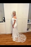 I bought this dress for my wedding in June and it was absolutely perfect! Very well made, with beautiful lace, perfect fit, and very comfortable. There is no way anyone would ever guess I didn't pay big bucks for it! - Christa V.