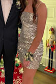 Beautiful dress! Great fit! Perfect for a school holiday formal! - Crystal K.