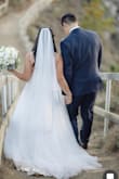 I was hesitant to order online at first, hence a wedding dress, but Lulus has good customer service and I was able to find this one. It looks great, and the price is reasonable compared to boutique prices. Even the seamstress who altered the bottom of the gown (because I'm short) was surprised by the quality of the dress. It's also very light and comfortable to wear. It goes so well with the Forever Promise White Tulle Veil. - Dheziree B.