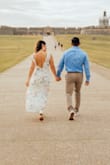 I wore this dress for my engagement pictures, and it was perfect. Very comfortable and flattering. It was too long so I had to hem it. I got many compliments. - Dannaly R.