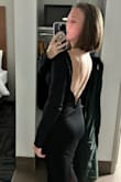 I absolutely loved this dress! The fabric is so soft, the fit was perfect, and the back was amazing!! I was worried the shoulders wouldn't stay in place bc of other reviews, but I had no problem! - Crystal R.