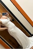 This dress was exactly what I was looking for. The dress is definitely on the longer side; the straps are a little long for my build, but nothing alterations can't fix. - Brooklynn S.