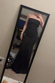 This dress was really flattering and I got so many compliments on it. My only two concerns were that it wasn't very supportive up top, I spent the majority of the night pulling it up as it would sag as I danced. Secondly, it was very tight in the hips area but had plenty of room everywhere else. Which made for a hard time using the restroom or sitting down. However, for the price, I definitely recommend it, I felt very beautiful and elegant! - Alexis D.