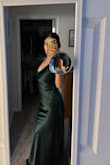 This dress is perfect! We ordered them to wear as bridesmaids' dresses, but we aren't able to wear them since the bride wants black dresses now!! Still in love with the dress and can't wait 'til I can wear it! - Abigail M.
