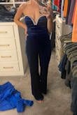 I ordered this in an XS and then a S. They were both soo uncomfortably tight in the chest area. It felt like my tiny chest was being pancaked down & jewels also turned inward a bit and scratched against the skin. I returned both. - Mindy G.