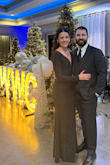 Absolutely beautiful dress. It runs true to size! Perfect for a formal event or holiday party! - Nicole N.