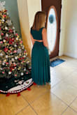I love the dress, everything fit perfectly expect I'm 5'0 feet tall so I had to have it cut because it was too long. The rest [of] the dress is so beautiful. - Widalys H.