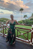Love this dress! It was a bit long for me like 3 inches too long but fortunately, my mom was able to fix it for me. After that, it was just perfect! True to size! It made a statement at the wedding. I had a wedding in Cancun and this dress was exactly what I was looking for! - Sabrina S.