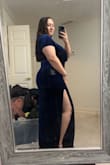 I'm obsessed with this dress! It fits like a glove in all the right places, and it holds the girls beautifully without a bra (I'm a 36I, for reference). I bought 2 dresses for my work Christmas party with the intention of returning one, but I don't think I can make a decision!! - Chandler J.