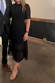 Great dress. The top feels very delicate and I'm hoping it won't stretch or rip. - Amy V.