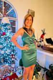 The dress fits perfectly. It is very comfortable. Stays in place. The color is beautiful. People were asking where I bought it. - Ilia C.