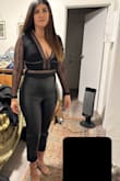 I was 100% the Belle of the ball. Everyone complimented me one look and one person said I looked like a totally different person. I'll take it!  Paired well with my Lulu's leather pants and Lulus nude shoes. The sleeves tended to snag on the front material while I was moving about. Still love it. I would have ordered a large but it wasn't available at the time. I made the medium work for me. Imagine Cinderella's step-sister with the glass slipper... "I'll make it fit!" - Megan H.