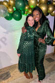 The length on this jumpsuit was surprisingly perfect. I have long legs and normally I have an issue with pants not being long enough; not the case with this jumpsuit. It was long enough to wear heels. I got it for a green themed holiday party and received compliments throughout the night. - Amy H.