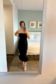 Ordered this dress for a winter wedding after three prior dresses (from another company) missed the mark. Lulus delivered with this one! The material is thick and the boning in the corset top helps to keep shape. The feather detail on the bottom looked expensive. I got comments from men and women on the dress. A winner for sure!
Only small issue (for me personally) was the top was a bit loose. I am small on top so it would've been great if there was an extra clasp or something to make it just a smidge smaller. - Lisa J.