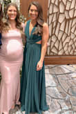This dress fits perfectly. True to size, gorgeous color, and very comfortable! I received multiple compliments and highly recommend it! - Blair E.